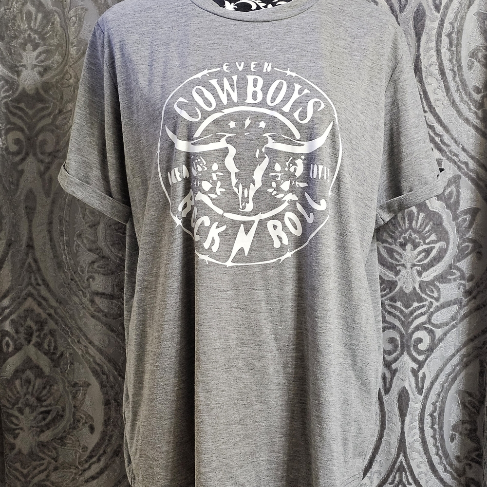 4 x $15. Source Unknown Gray Rock Graphic Tee